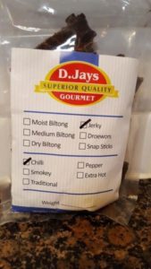 D. Jays Superior Quality Gourmet Chilli Jerky
